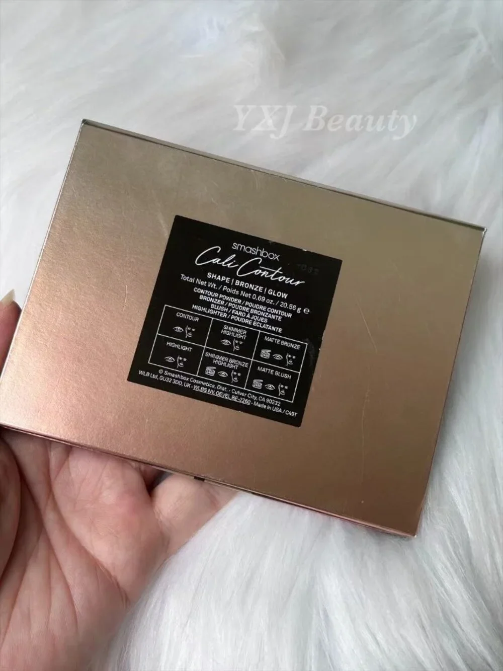 New Smashbox Cali Contour Blush, Highlighter, & Bronzer Face Palette Full size